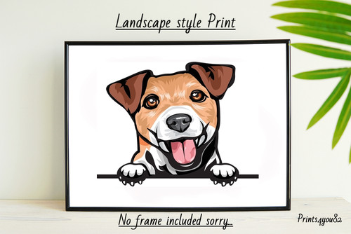 Jack russell pet dog print - ,