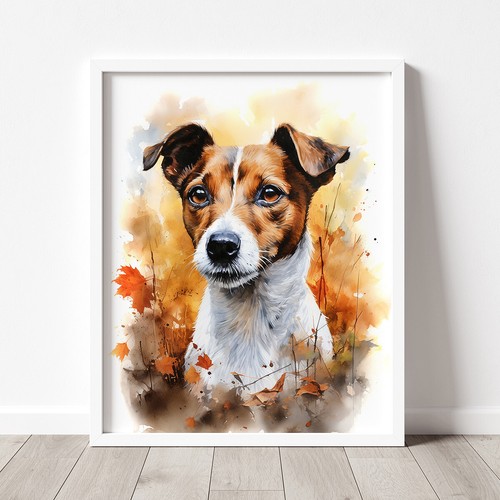 Jack russell autumn - jack,