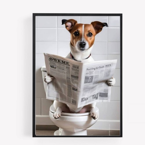 Funny bathroom jack - , russell