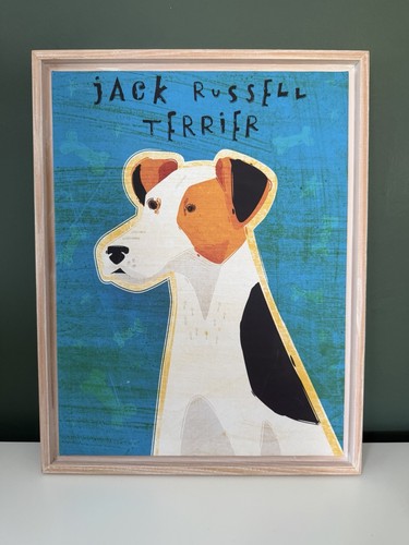 Framed jack russell terrier - framed,