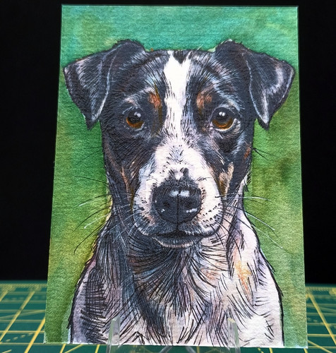 Original aceo miniature art - original, |