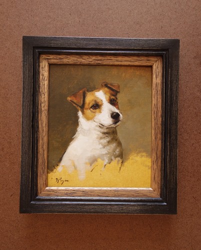 Oil painting jack russell - oil,