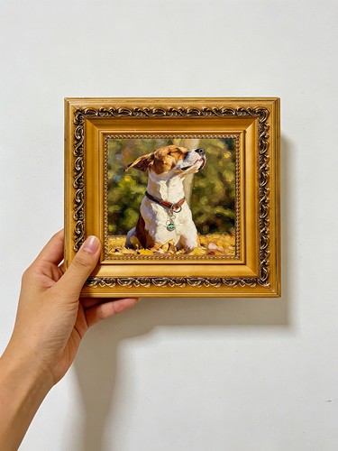 Joyful jack russell - russell, autumn