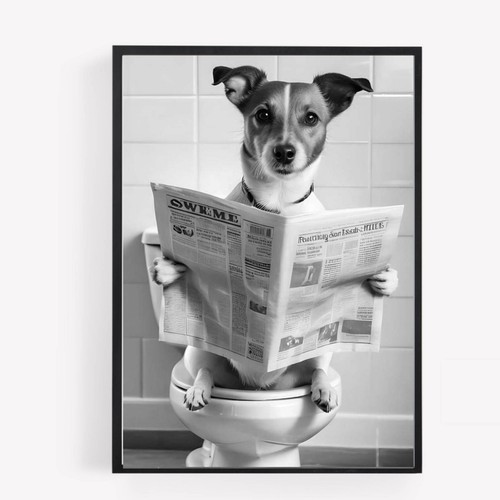 Funny bathroom jack - , russell