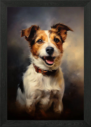Jack russell terrier framed - jack,