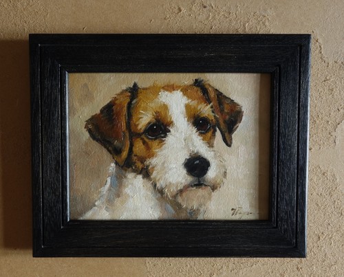 Oil painting jack russell - of,