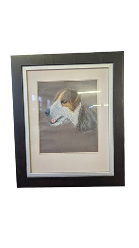 Vtg pastels chalk art drawing - vtg,